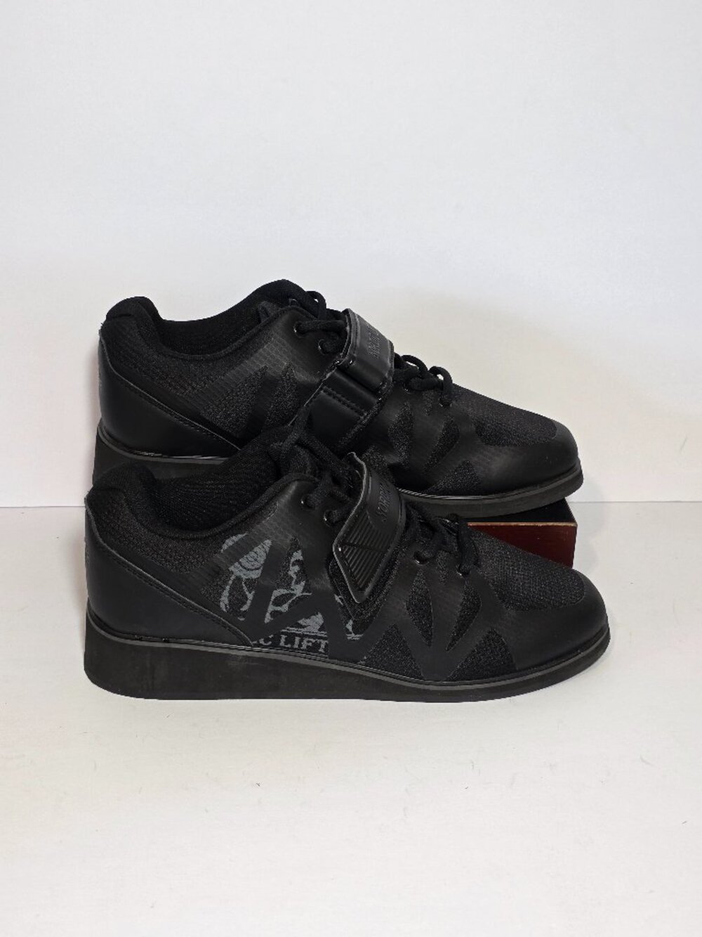 Nordic Lifting Powerlifting Weightlifting Shoes Men 10.5 Black Squat Gym Train